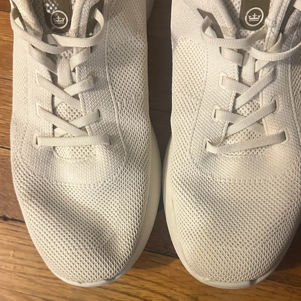 Peter Millar Men's Camberfly White Knit Athletic Sneakers US10 - Picture 4 of 8